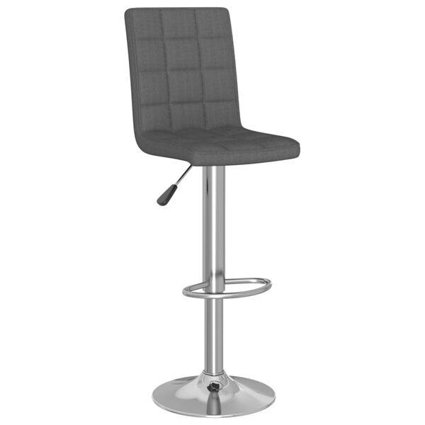 vidaXL Barhocker Dunkelgrau Stoff