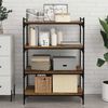 vidaXL Regalbrett 4 pcs Braun 80 x 40 x 1,5 cm Holzwerkstoff