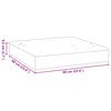 vidaXL Palettenkissen Melange Gr&uuml;n 60x60x9,5 cm Stoff