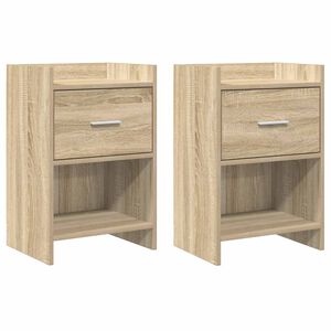 vidaXL Nachttische 2 stk. Sonoma-Eiche 40 x 30 x 60 cm Holzwerkstoff