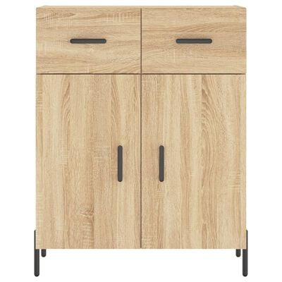 vidaXL Sideboard Sonoma-Eiche 69,5x34x90 cm Holzwerkstoff