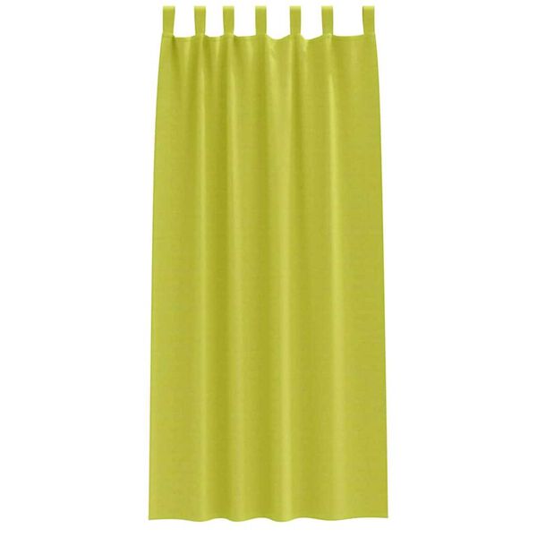 vidaXL Verdunkelungs-Vorh&auml;nge mit Ringen 2 pcs Gr&uuml;n 245 x 140 cm