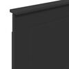 vidaXL Kopfteil mit Kopfteil Schwarz Eichen-Optik 75 cm Holzwerkstoff