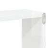vidaXL W&uuml;rfelregale 2 Stk. Hochglanz-Wei&szlig; 26x15x26 cm