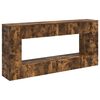vidaXL Konsolentisch R&auml;uchereiche 155 x 29 x 74 cm Holzwerkstoff