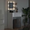 vidaXL Schlafzimmer-Frisiertische Hochglanz Wei&szlig; 80 x 39,6 x 135 cm
