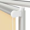vidaXL Verdunkelungsrollo Beige 125x175 cm Stoffbreite 121,6 cm