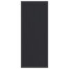 vidaXL Fu&szlig;matte Schwarz 60x150 cm