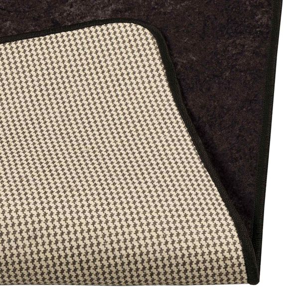 vidaXL Teppichl&auml;ufer MARSA Anthrazit 100 x 80 cm Polyester und PVC