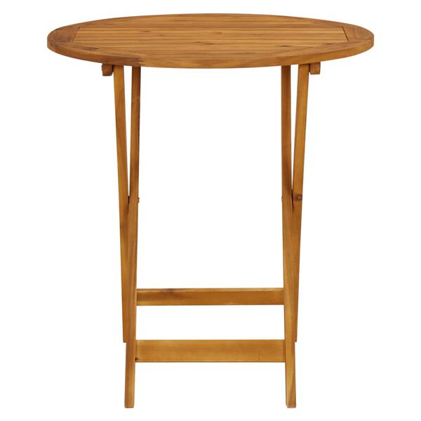 vidaXL 3-tlg. Bistro-Set Beige Polypropylen und Massivholz