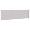 vidaXL Seitenmarkise Ausziehbar 180x600 cm Grau