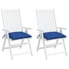 vidaXL Stuhlkissen 2 Stk. Blau 50x50x7 cm Oxford-Gewebe