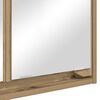 vidaXL Badezimmerspiegelschrank mit T&uuml;r Artisan-Eiche 60 x 20 x 60 cm