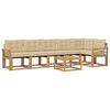 vidaXL Outdoor-Sofagarnitur 7 stk. Wei&szlig; und Beige