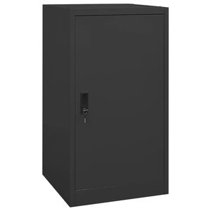 vidaXL Sattelschrank Anthrazit 53x53x105 cm Stahl