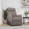 vidaXL Relaxsessel Taupe Stoff