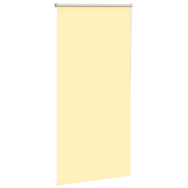 vidaXL Verdunkelungsrollo Gelb 85x175 cm Stoffbreite 80,7 cm Polyester