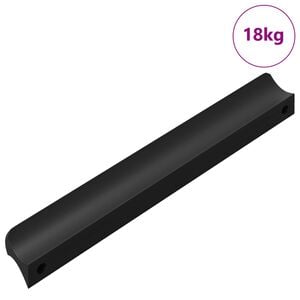 vidaXL Griff 973 Stk. Schwarz 106 x 7,4 x 15,5 mm Aluminium