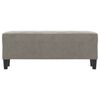vidaXL Sitzbank Hellgrau 100x35x41 cm Samt