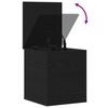 vidaXL Aufbewahrungsbox Schwarz Eichen-Optik 40 x 42 x 46 cm