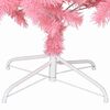 vidaXL Weihnachtsbaum mit 300 LEDs mit St&auml;nder Rosa 210 cm PVC