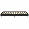 vidaXL Bettrahmen Schwarz Eichen-Optik 193 x 138 x 25 cm Holzwerkstoff