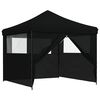 vidaXL Party-Zelt Schwarz 292 x 292 x 315 cm Oxford-Stoff