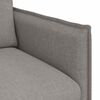 vidaXL Sofa 120cm Taupe Metall