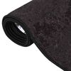 vidaXL Teppich Waschbar 80x300 cm Anthrazit Rutschfest