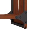 vidaXL Brennholzregal 40x30x80 cm Wetterfester Stahl