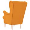 vidaXL Sessel Dunkelgelb 74x84x100 cm Stoff