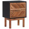 vidaXL Nachttisch 40x30x53 cm Akazie Massivholz und MDF