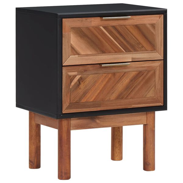 vidaXL Nachttisch 40x30x53 cm Akazie Massivholz und MDF