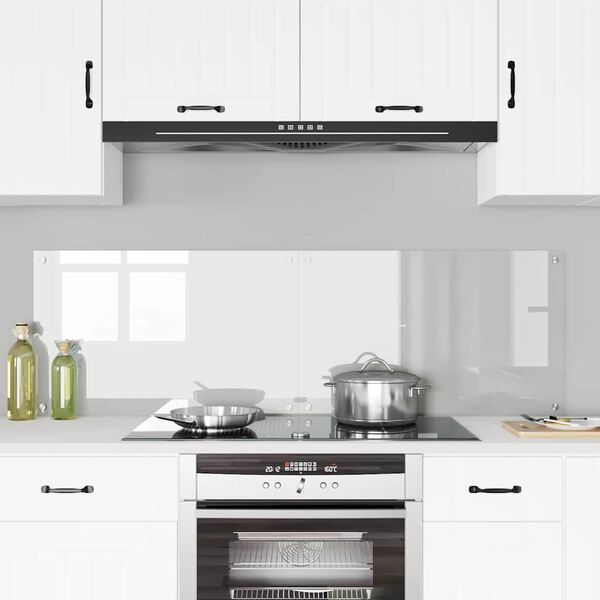 vidaXL Küchenrückwand Transparent 80 x 50 cm Gehärtetes Glas