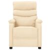 vidaXL Massagesessel Creme Stoff