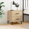 vidaXL Nachttisch Sonoma-Eiche 40x35x47,5 cm Holzwerkstoff