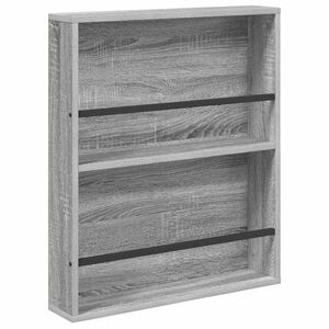 vidaXL Magazinregal Sonoma-Grau 60 x 12 x 70 cm Holzwerkstoff