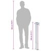 vidaXL Wassers&auml;ule f&uuml;r den Garten 100 cm Edelstahl Quadratisch