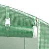 vidaXL Gew&auml;chshaus mit Stahlrahmen Gr&uuml;n 144 m&sup2; 24x6x2,85 m