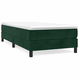 vidaXL Boxspringbettgestell Dunkelgr&uuml;n 80x200 cm Samt