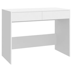 vidaXL Schreibtisch Wei&szlig; 101x50x76,5 cm Holzwerkstoff
