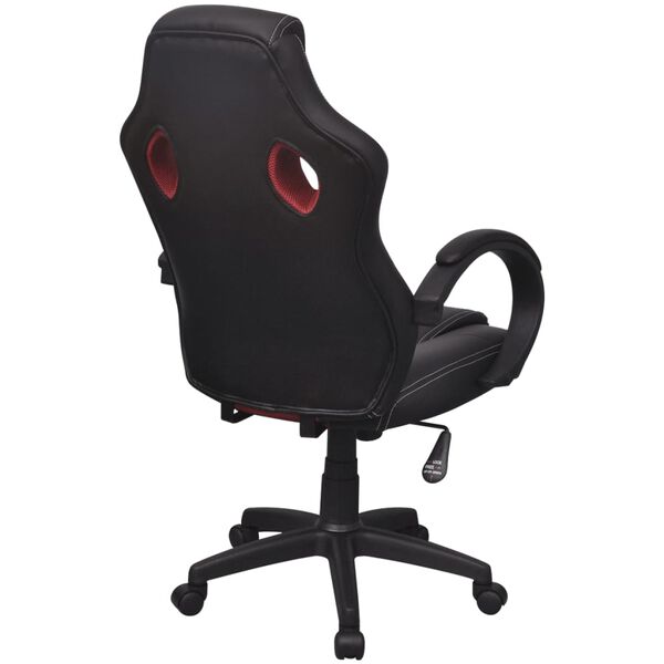 vidaXL Racing B&uuml;rostuhl Rot Kunstleder