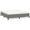 vidaXL Bettgestell ohne Matratze Dunkelgrau 180x200 cm Stoff
