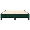 vidaXL Bettgestell ohne Matratze Dunkelgr&uuml;n 120x190 cm Samt