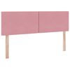 vidaXL Aufbewahrungsbett mit Matratze Rosa 140 x 200 cm Samt
