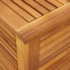 vidaXL Gartenbox mit L&uuml;ftungsschlitzen 150x50x56 cm Massivholz Akazie