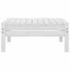vidaXL 7-tlg. Garten-Lounge-Set Wei&szlig; Massivholz Kiefer