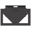 vidaXL Futtertr&ouml;ge f&uuml;r Nutztiere Schwarz 108 x 50 x 28 cm