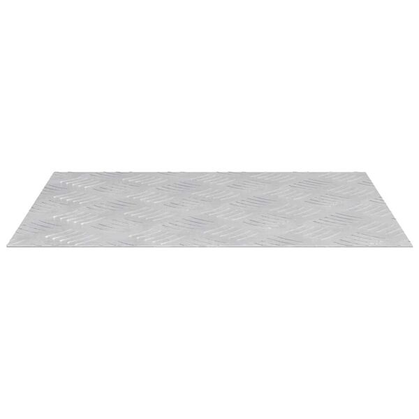 vidaXL Treppe Tritt Rechtwinklig 2 pcs Silber 50 x 40 cm Aluminium