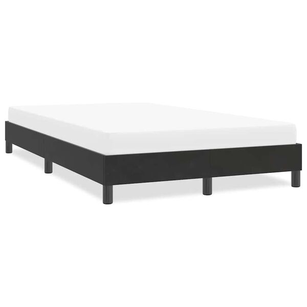vidaXL Bettgestell ohne Matratze Schwarz 120x220 cm Samt